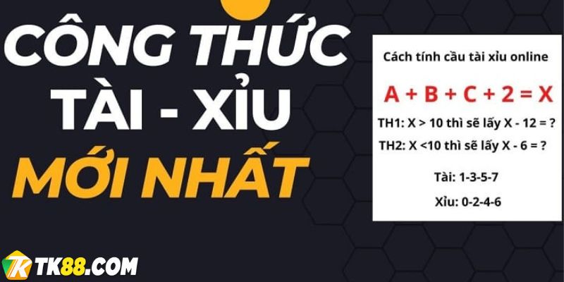 Công Thức Tính Tài Xỉu Online TK88
